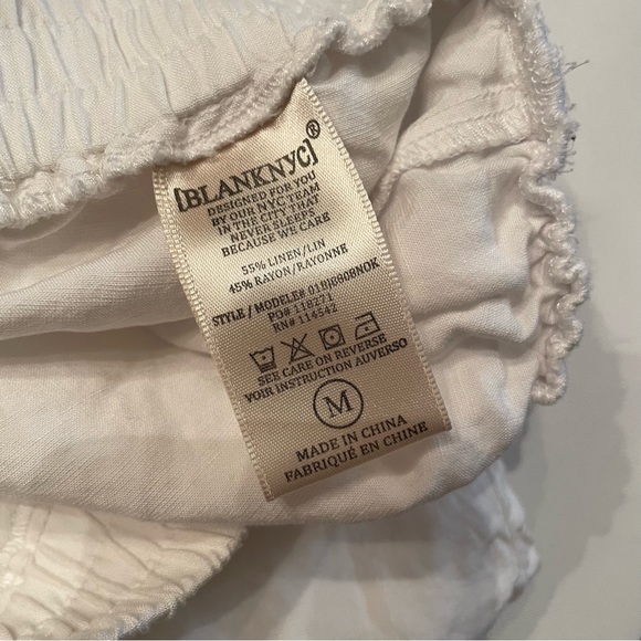 Blank nyc linen blend shorts cover up set - Picture 9 of 9